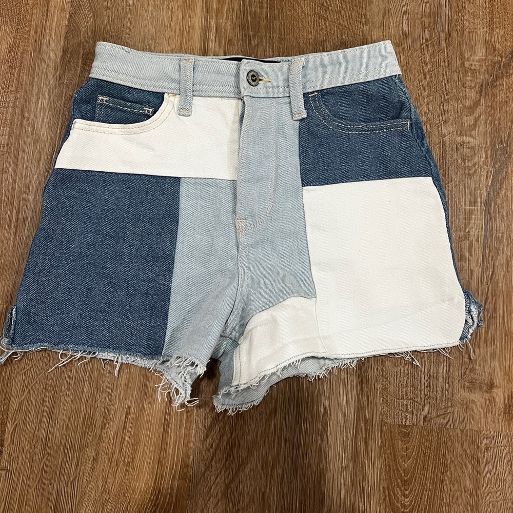 Hollister color block shorts